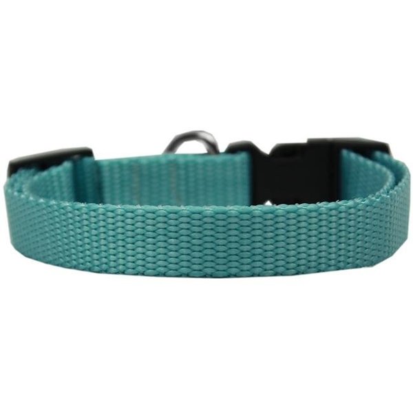 Mirage Pet Mirage Pet 124-1 OBMD Plain Nylon Dog Collar; Ocean Blue - Medium 124-1 OBMD